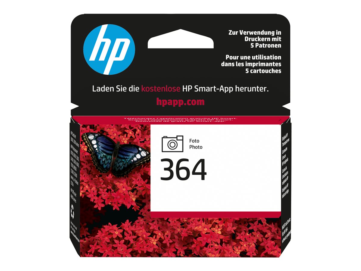Tinteiro HP 364 Preto Foto Original - Imagem 1