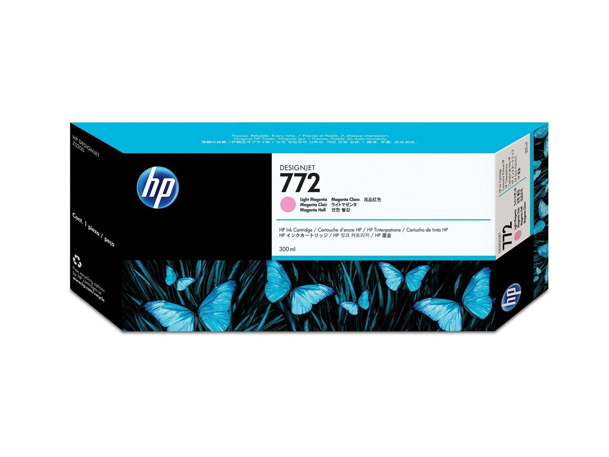 Tinteiro HP 772 DesignJet 300 ml Magenta Claro Original