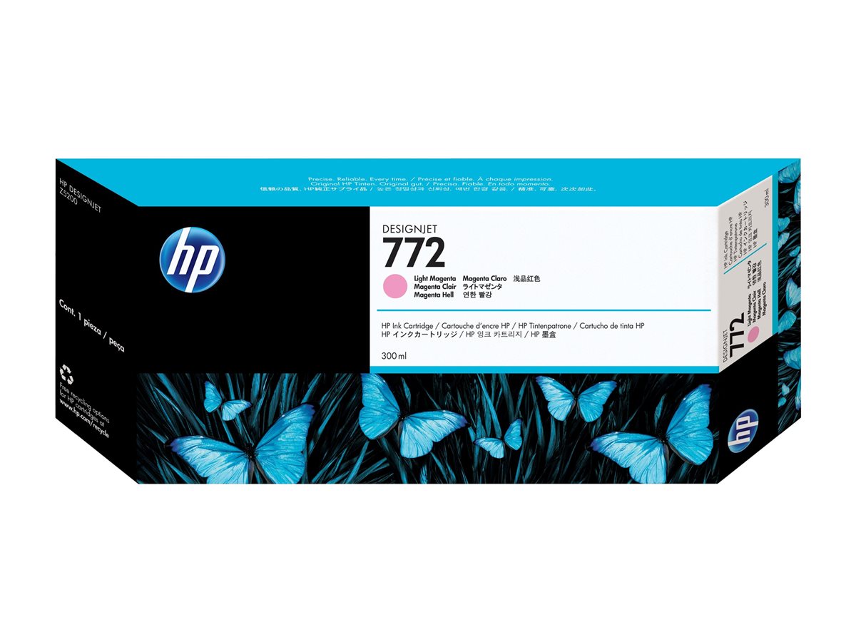 Tinteiro HP 772 DesignJet 300 ml Magenta Claro Original - Imagem 2