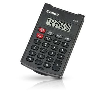 Calculadora de Bolso Canon AS-8 de 8 Dígitos - Imagem 2