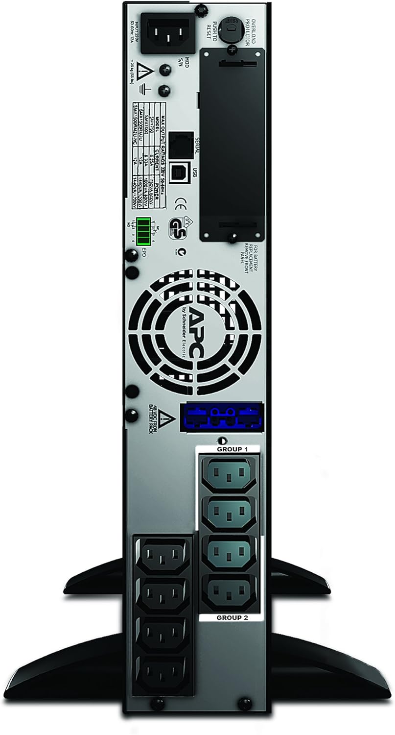 UPS APC Smart-UPS X 1000 1000VA Rack/Tower LCD Preto - Imagem 3