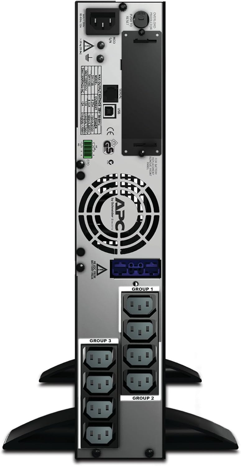UPS APC Smart-UPS X 1500 1500VA Rack/Torre 2U Preto - Imagem 6
