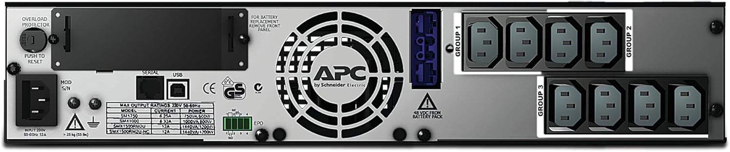 UPS APC Smart-UPS X 1500 1500VA Rack/Torre 2U Preto