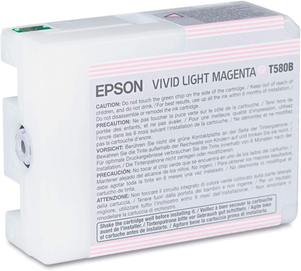Tinteiro Epson Stylus Pro 3880 80ml Magenta Claro Vivo Original - Imagem 5