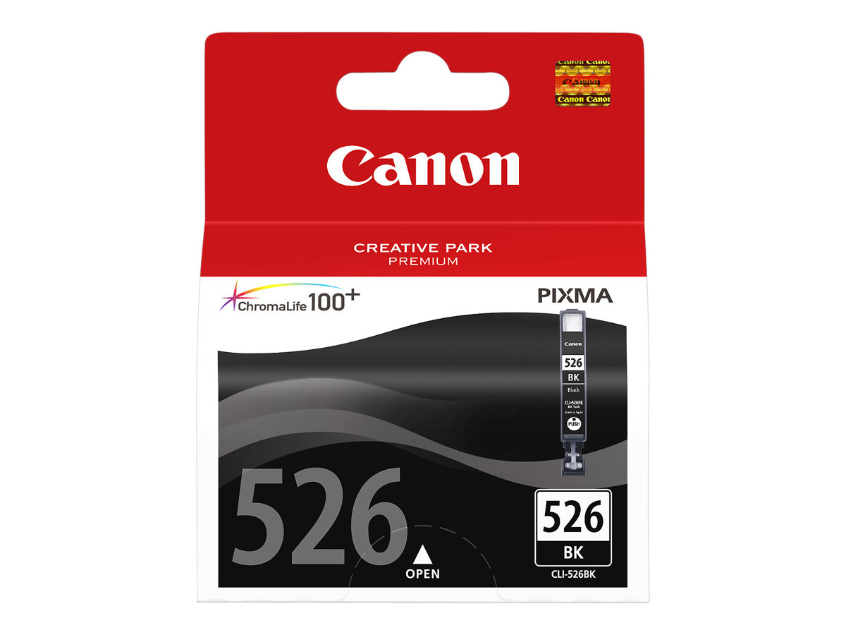Canon CLI-526BK - Preto - original - tanque de tinta - para PIXMA iP4950, iX6550, MG5250, MG5350, MG6150, MG6250, MG8150, MG8250, MX715, MX885, MX895 - Imagem 2