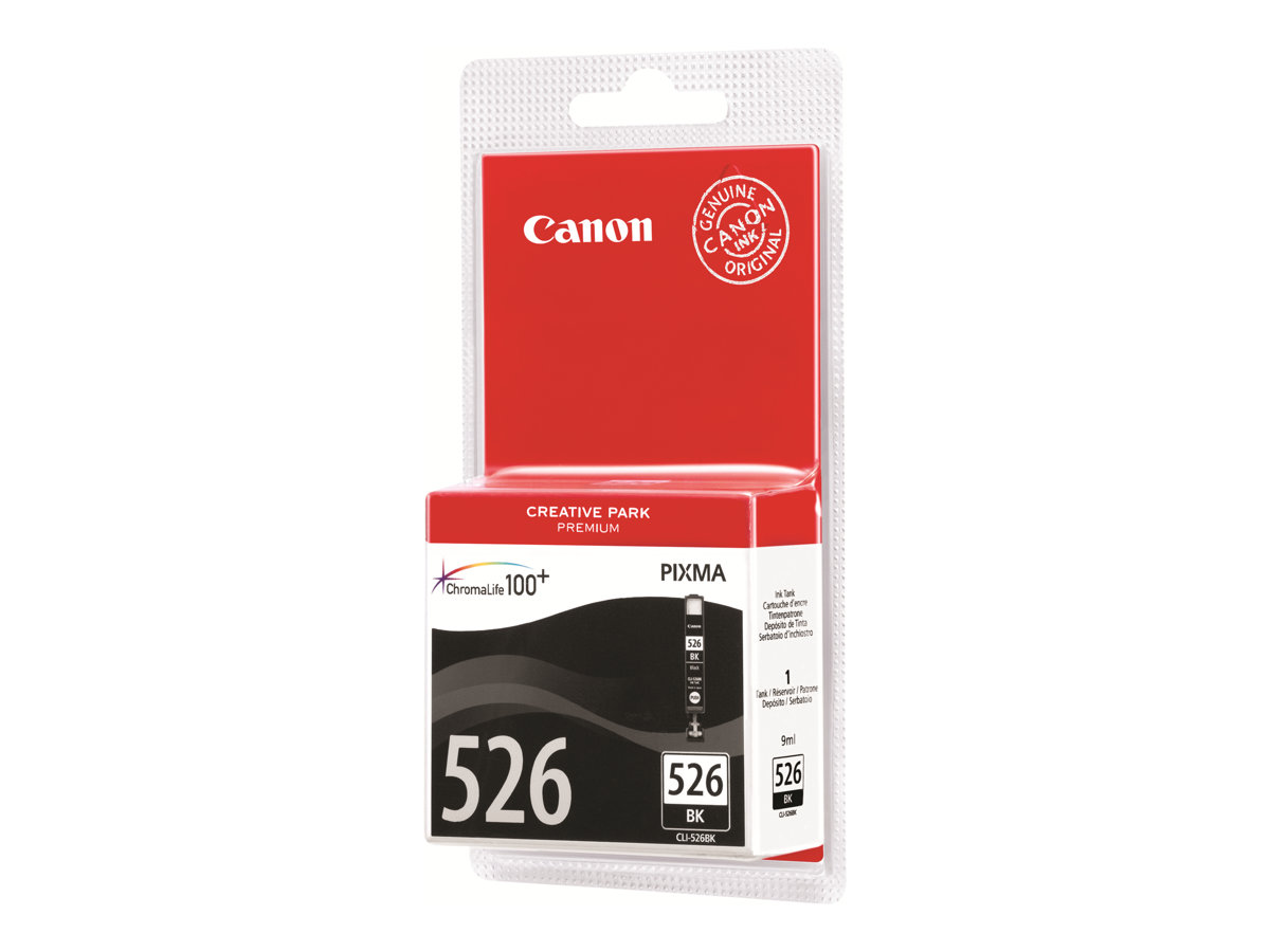 Canon CLI-526BK - Preto - original - tanque de tinta - para PIXMA iP4950, iX6550, MG5250, MG5350, MG6150, MG6250, MG8150, MG8250, MX715, MX885, MX895 - Imagem 3