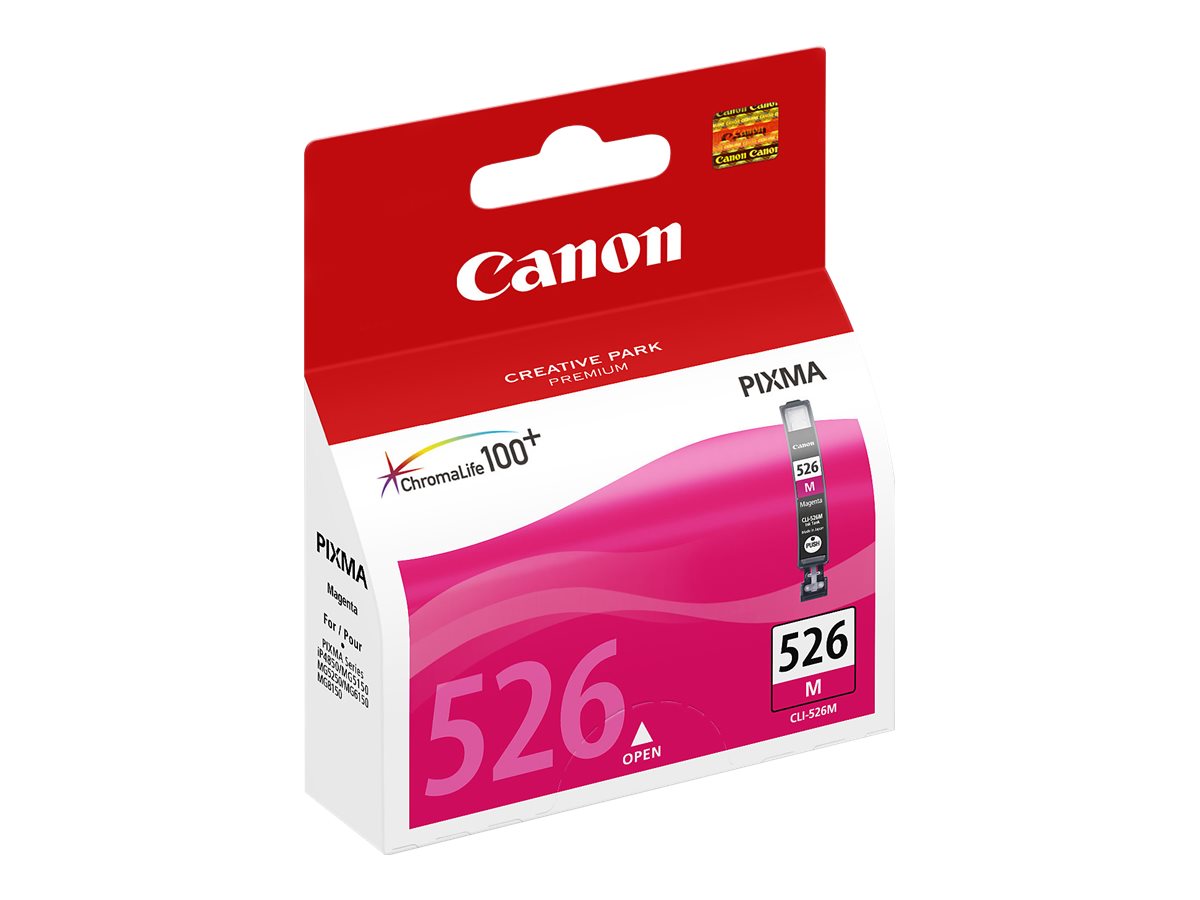 Canon CLI-526M - 9 ml - magenta - original - tanque de tinta - para PIXMA iP4950, iX6550, MG5250, MG5350, MG6150, MG6250, MG8150, MG8250, MX715, MX885, MX895