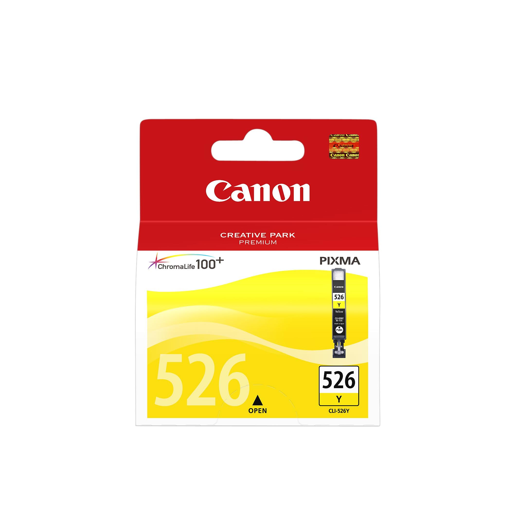 Canon CLI-526Y - 9 ml - amarelo - original - tanque de tinta - para PIXMA iP4950, iX6550, MG5250, MG5350, MG6150, MG6250, MG8150, MG8250, MX715, MX885, MX895 - Imagem 2