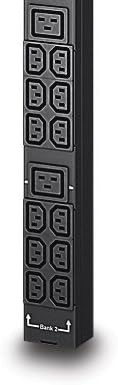 APC Metered Rack PDU ZeroU 2G - Faixa de distribuição de energia (montável em bastidor) - AC 200/208/230 V - entrada: IEC 60309 32A - conectores de saída: 42 (power IEC 60320 C13, IEC 60320 C19) - 0U - preto - para P/N: SMT1500CUS, SMX1000CUS, SMX2KR2UX145, SMX3KR2UNCX145, SMX750CUS, SRYL5K15RMXLT - Imagem 5
