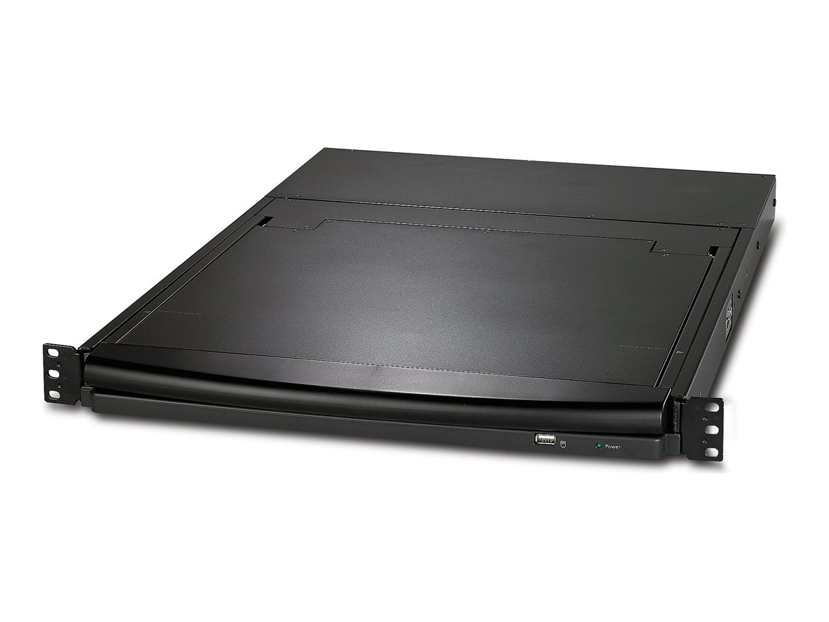 Consola KVM LCD APC 17" 16 Portas Montagem em Bastidor 1U Preto - Imagem 3