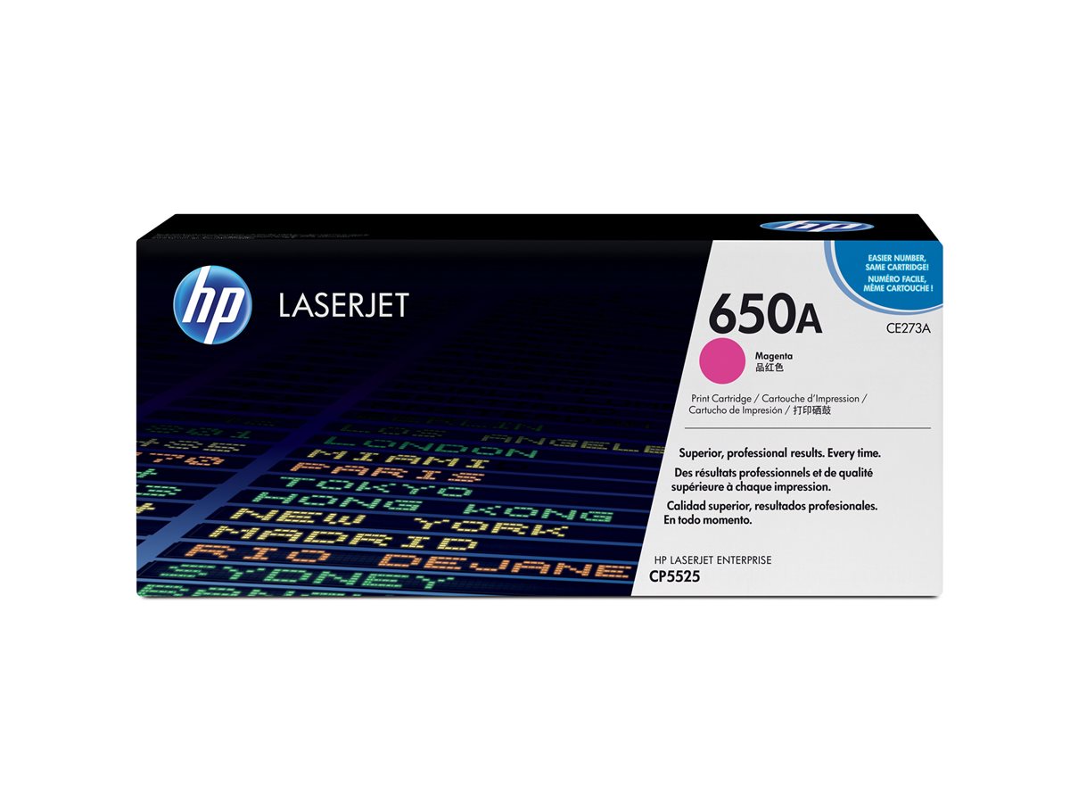 Toner HP 650A Magenta Original - Imagem 3
