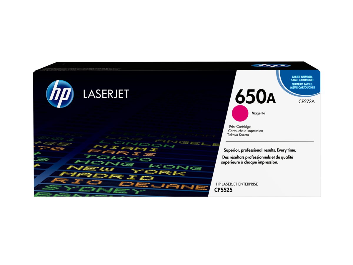 Toner HP 650A Magenta Original - Imagem 2