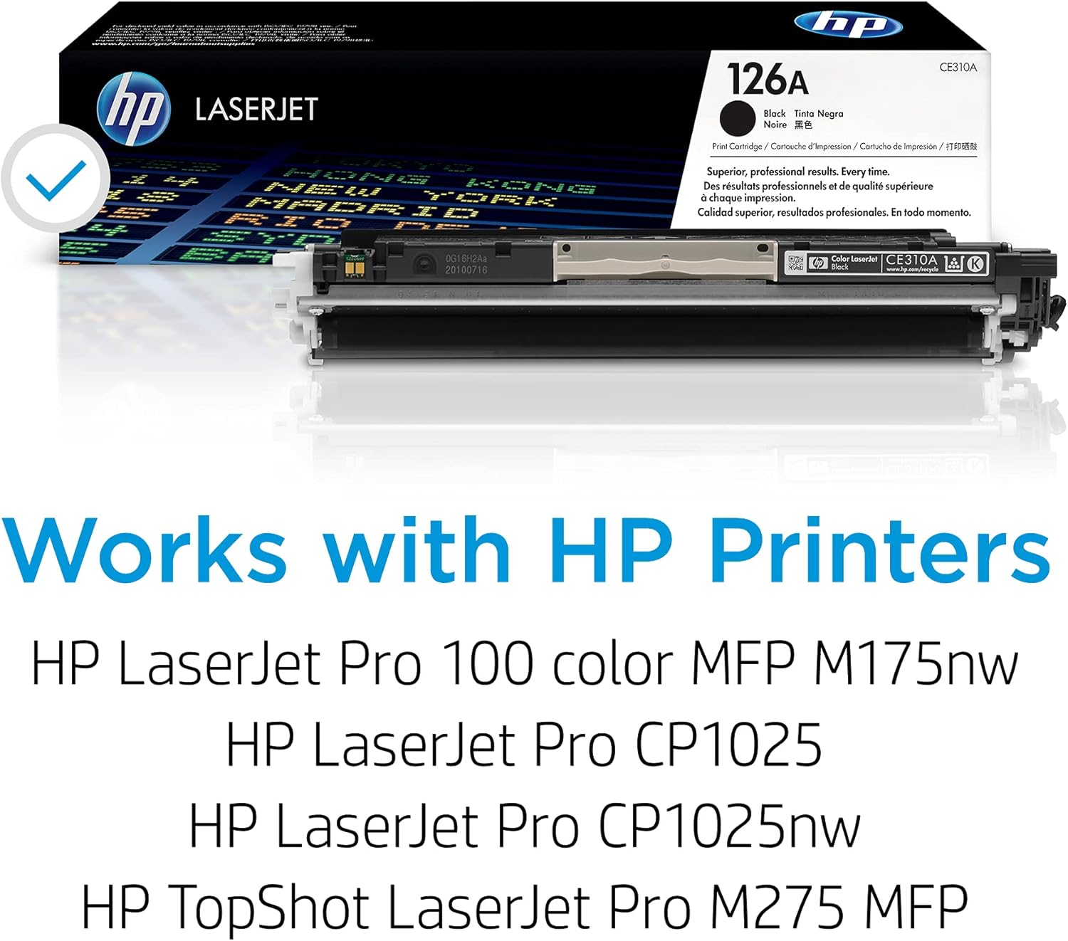 Cartucho de Toner HP 126A Preto Original - Imagem 2