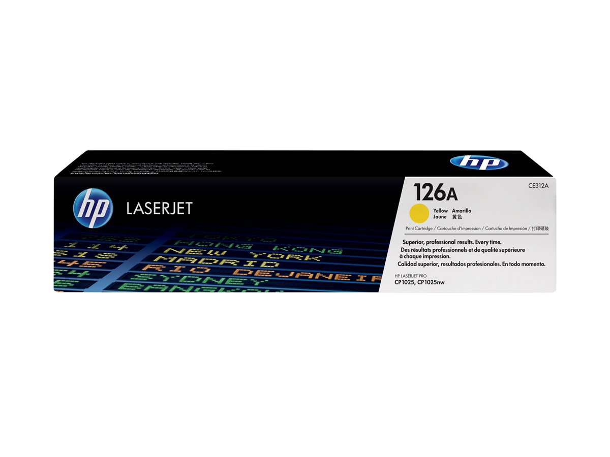 Toner HP 126A Amarelo Original - Imagem 2