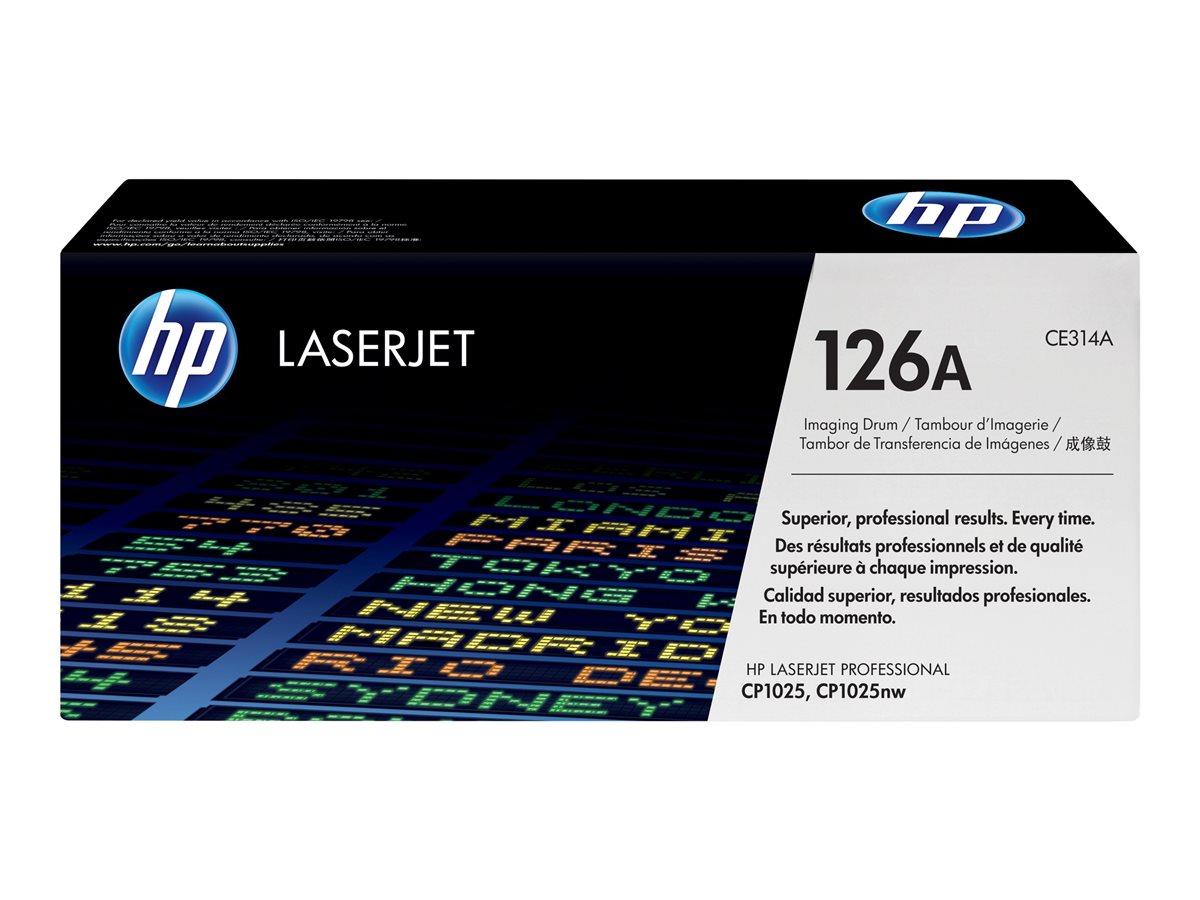 Kit de Tambor HP 126A Preto e Cor Original