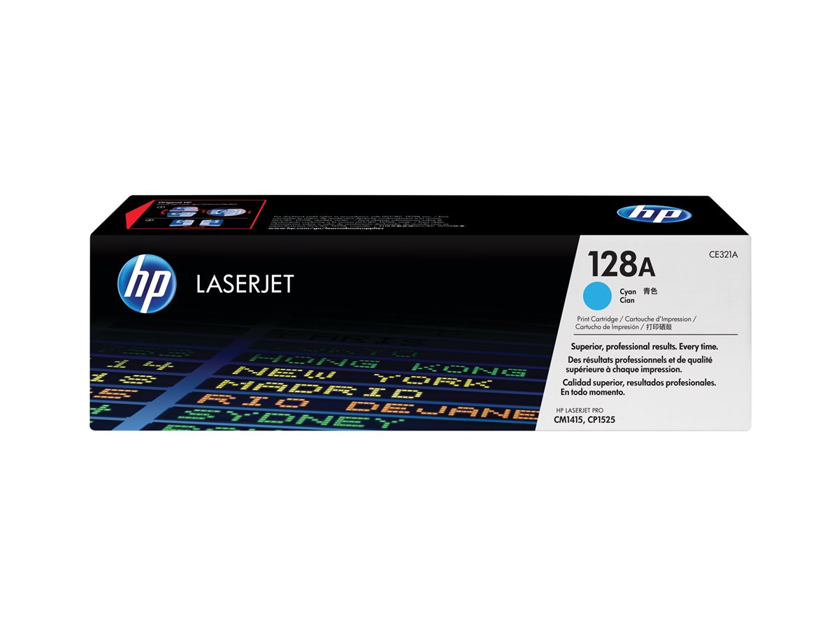 Cartucho de Toner HP 128A Original Ciano - Imagem 2
