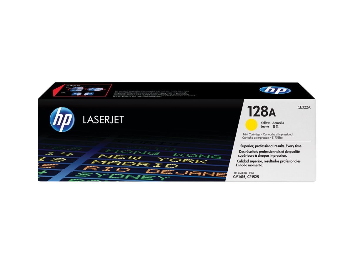 Cartucho Toner HP 128A Original Amarelo - Imagem 3