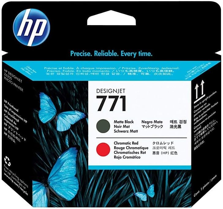 Cabeça de Impressão HP 771 Preto Opaco Vermelho Cromático - Imagem 5