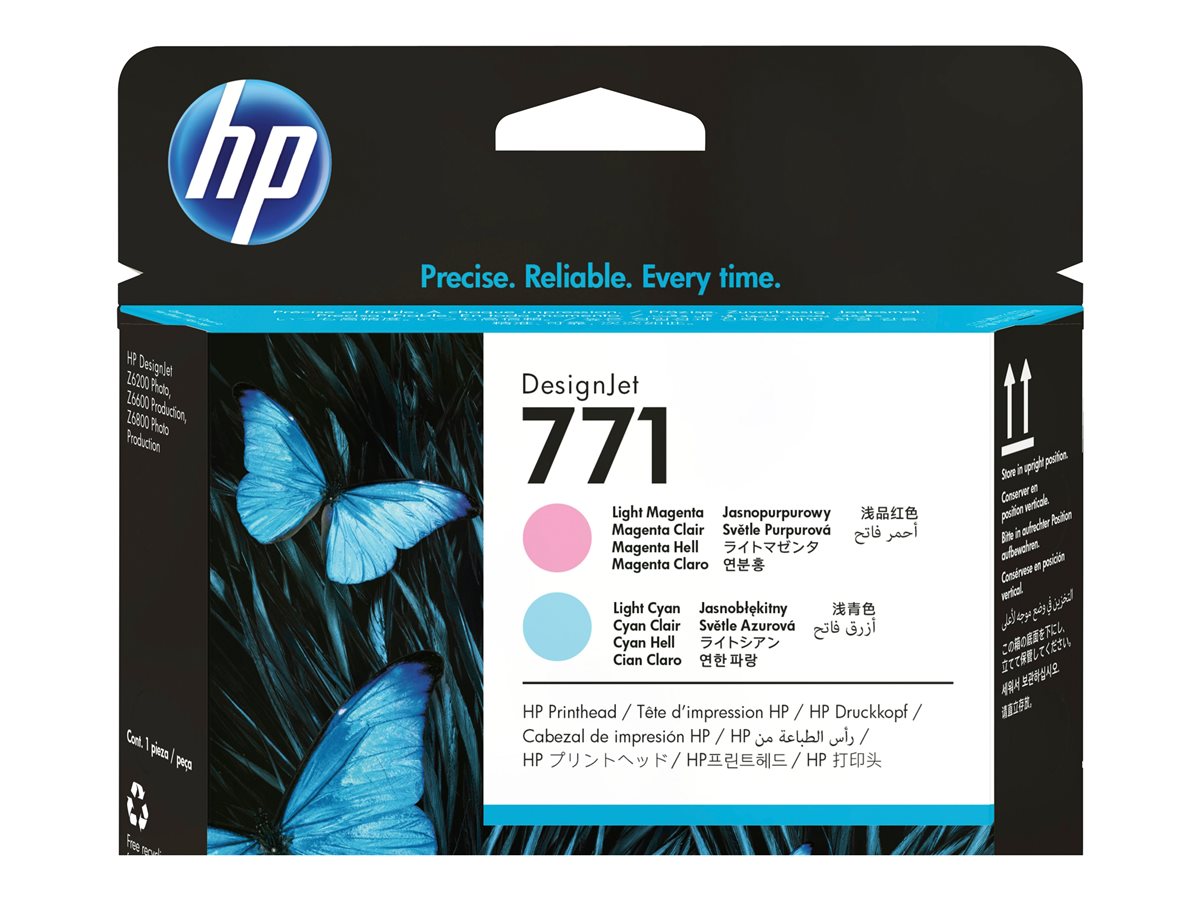 Cabeça de Impressão HP 771 Ciano Claro e Magenta Claro