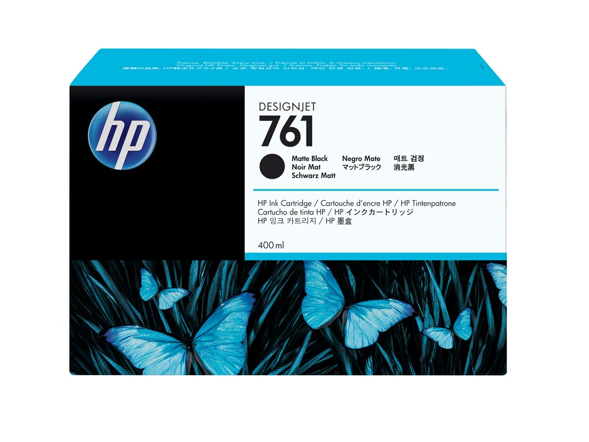 Tinteiro HP 761 Preto Opaco 400ml Original DesignJet - Imagem 4