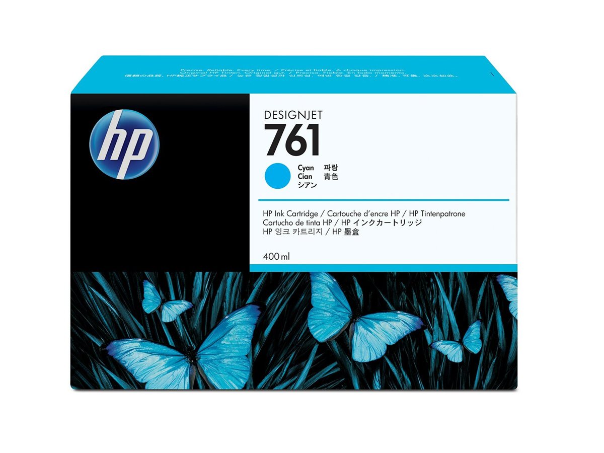 Tinteiro HP 761 Cyan 400ml Original DesignJet - Imagem 3