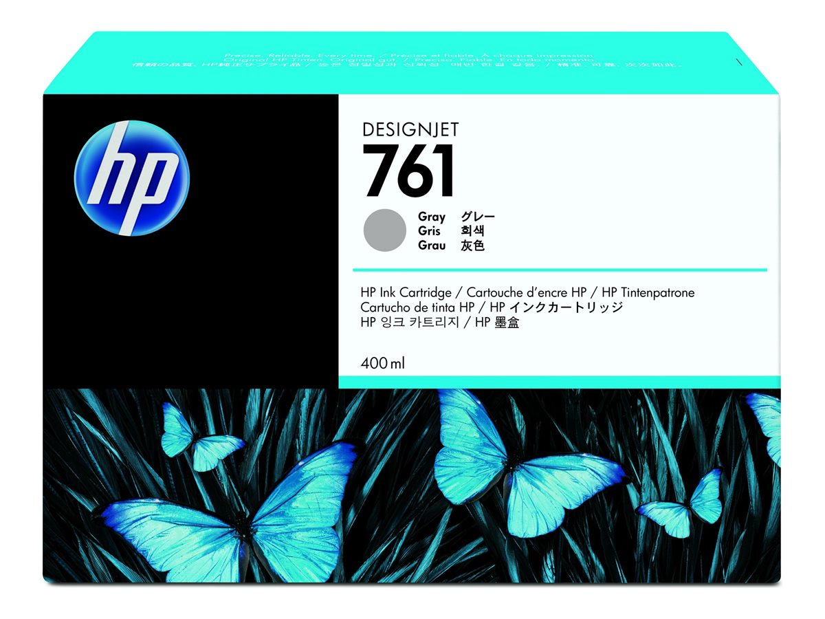 Tinteiro HP 761 DesignJet Original 400 ml Cinza - Imagem 3
