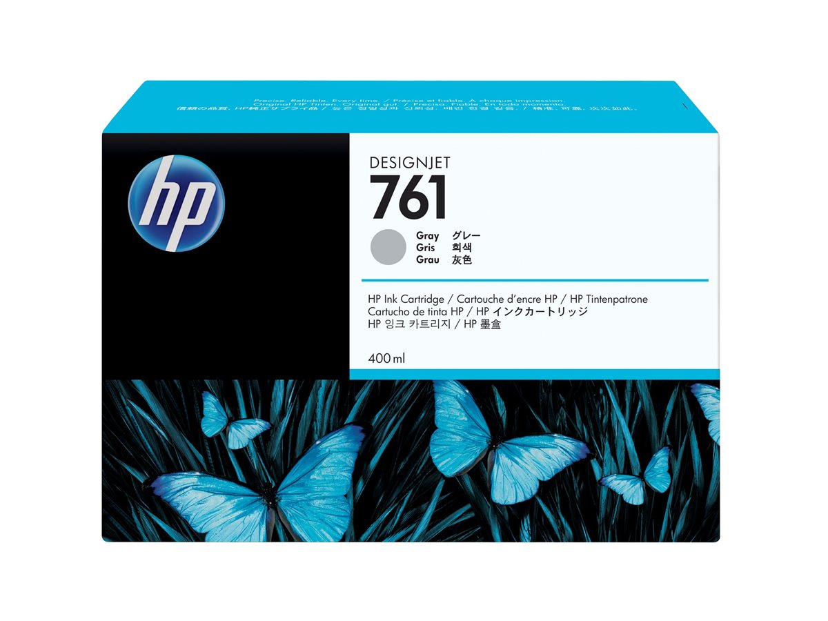 Tinteiro HP 761 DesignJet Original 400 ml Cinza - Imagem 4