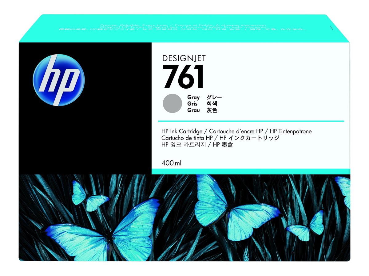 Tinteiro HP 761 DesignJet Original 400 ml Cinza - Imagem 7