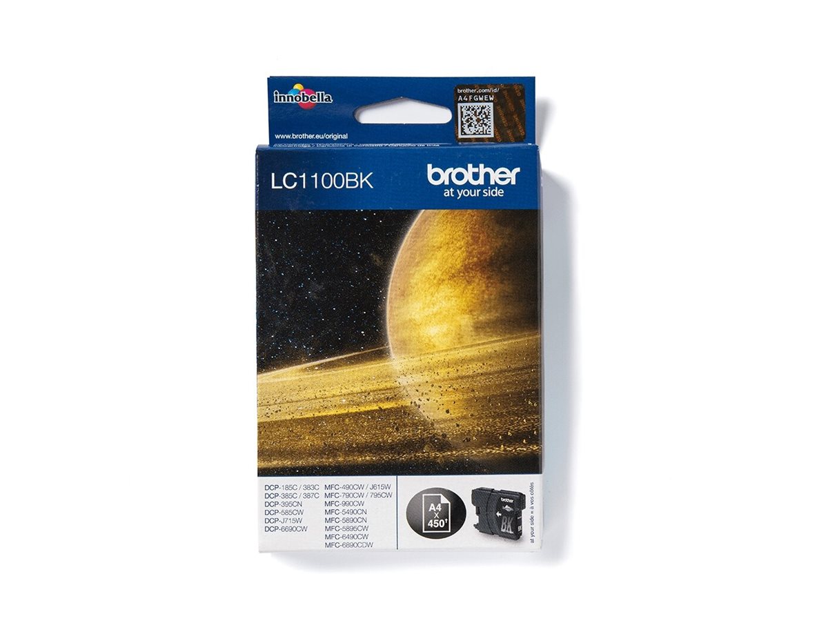 Tinteiro Brother LC1100BK Preto Original - Imagem 2