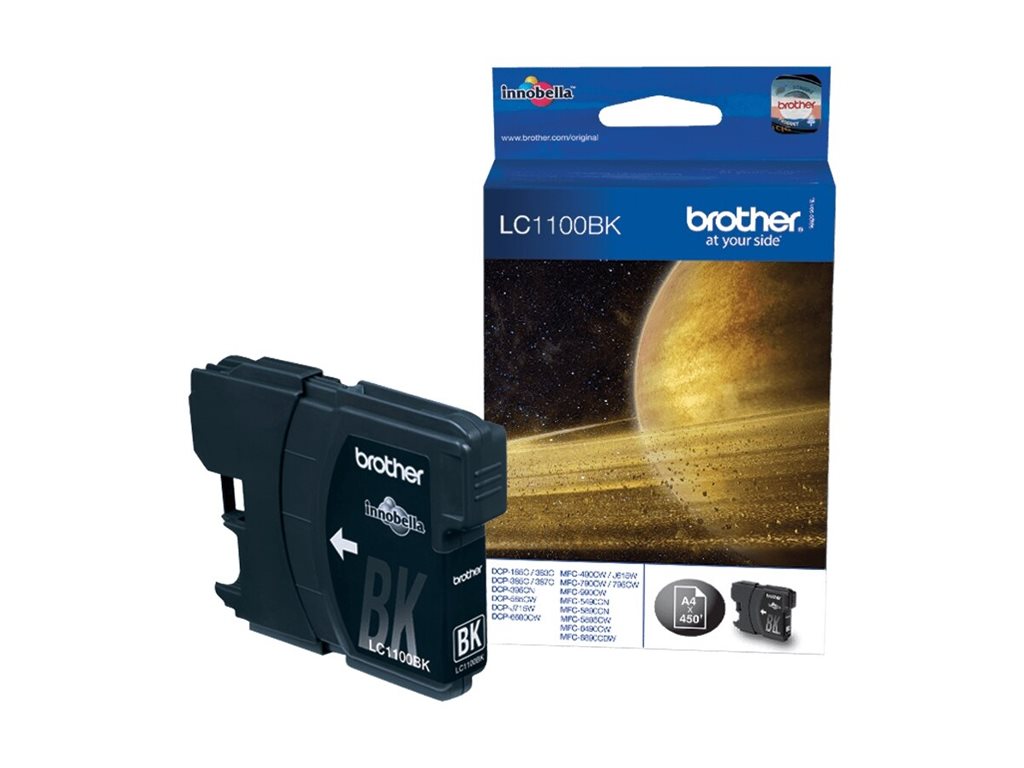 Tinteiro Brother LC1100BK Preto Original - Imagem 5