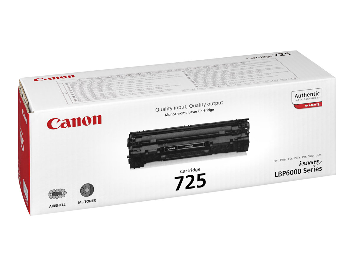 Cartucho de Toner Canon CRG-725 Preto Original