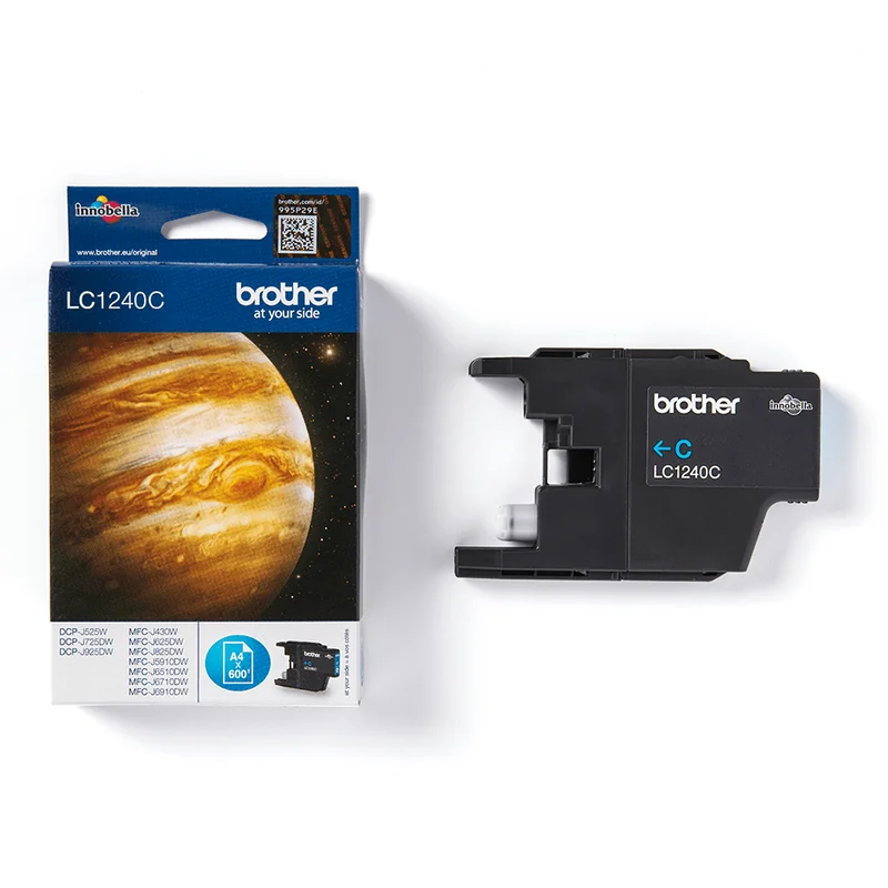 Tinteiro Brother LC1240C Ciano Capacidade até 600 Páginas - Imagem 2