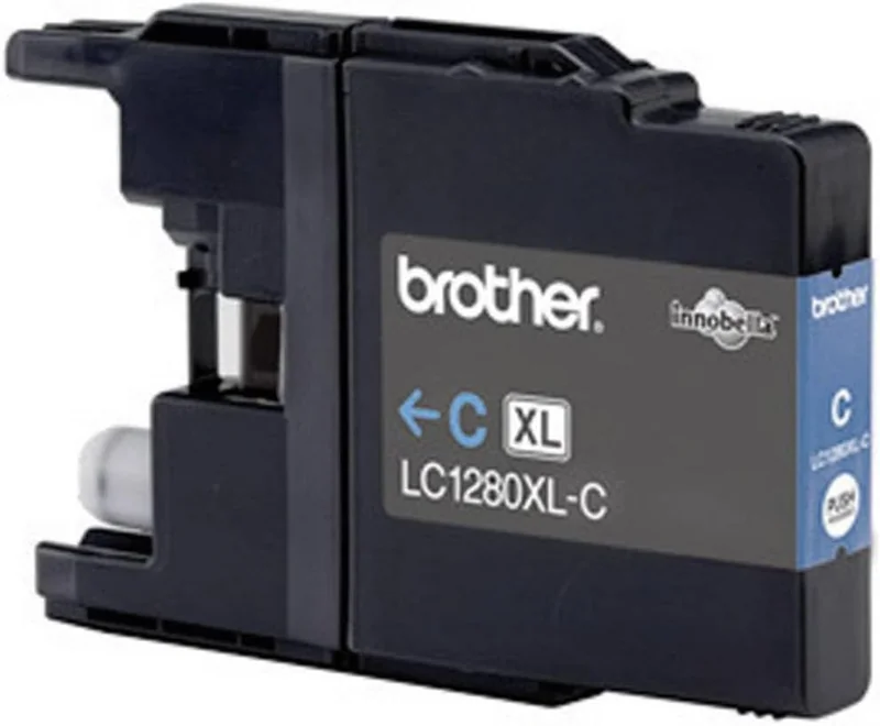 Tinteiro Brother LC-1280 Ciano de Extra Alta Capacidade 1200 Páginas - Imagem 1