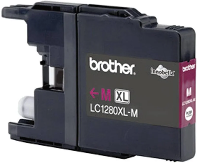 Tinteiro BROTHER LC-1280 Magenta Extra Alta Capacidade 1.200 Páginas - Imagem 1