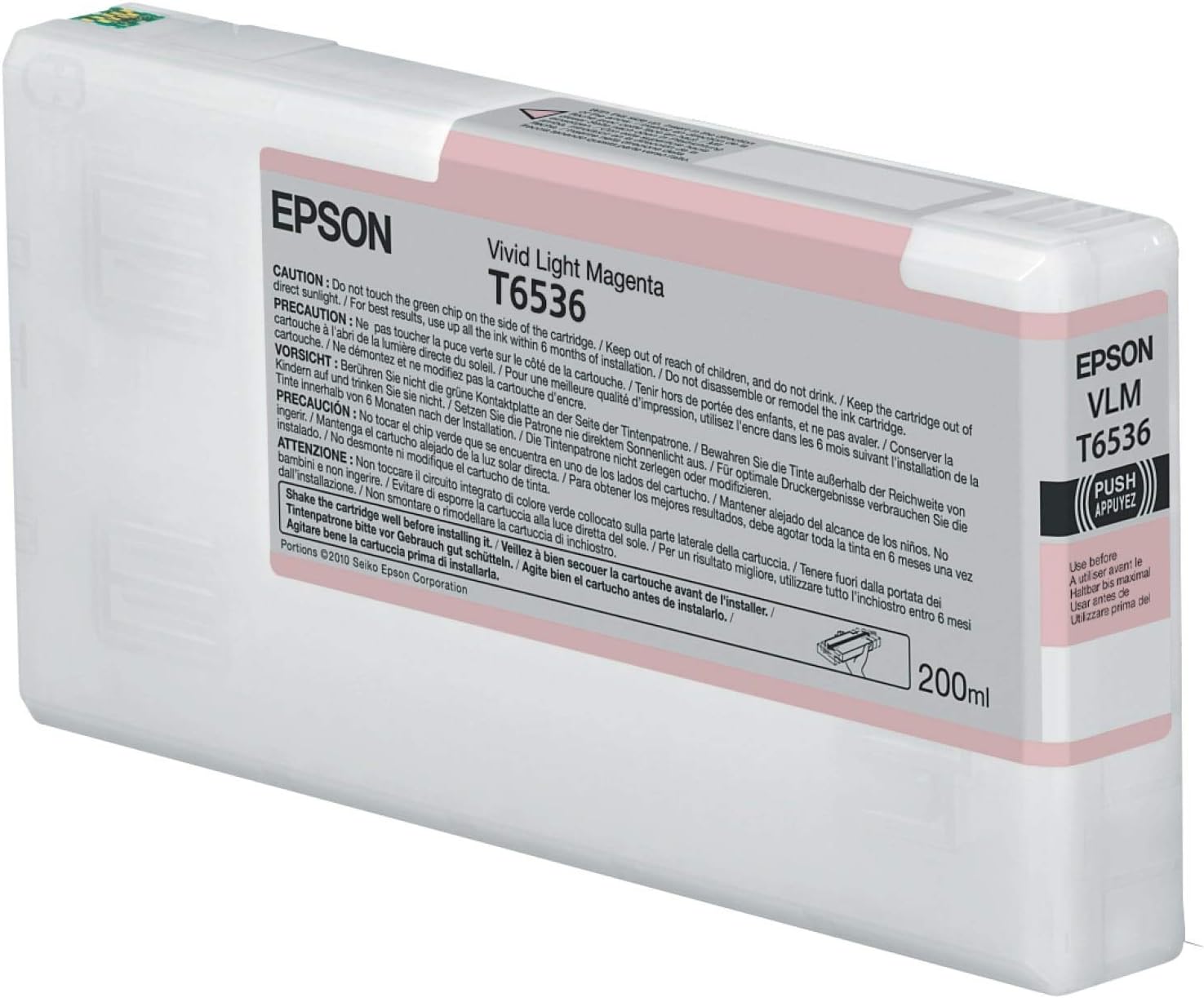 Tinteiro Epson 200 ml Magenta Claro Vivo Original - Imagem 2