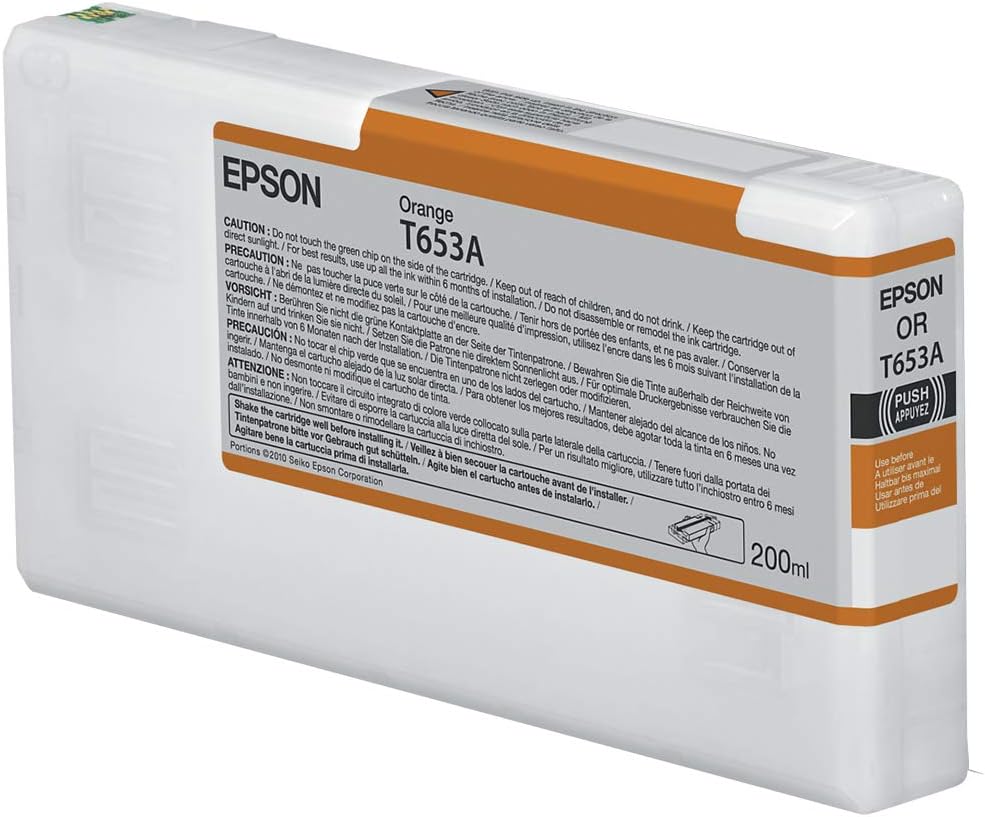 Tinteiro Epson Laranja 200 ml Original