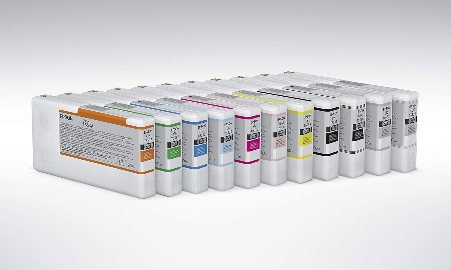 Tinteiro Epson Laranja 200 ml Original - Imagem 3