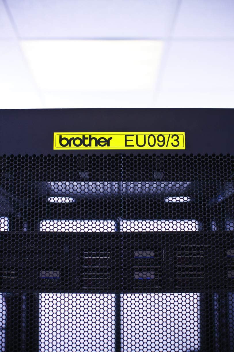 Fita Brother TZe-S651 Preto Amarelo 24 mm Adesivo Forte - Imagem 5