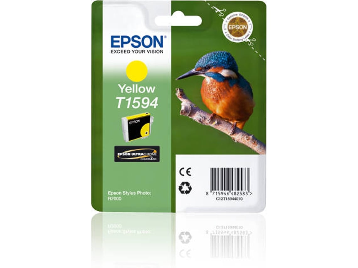 Tinteiro Epson T1594 Amarelo 17 ml Original - Imagem 1