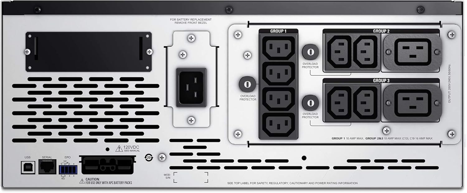 UPS APC Smart-UPS X 3000 Rack/Torre LCD 3000VA Preto - Imagem 3