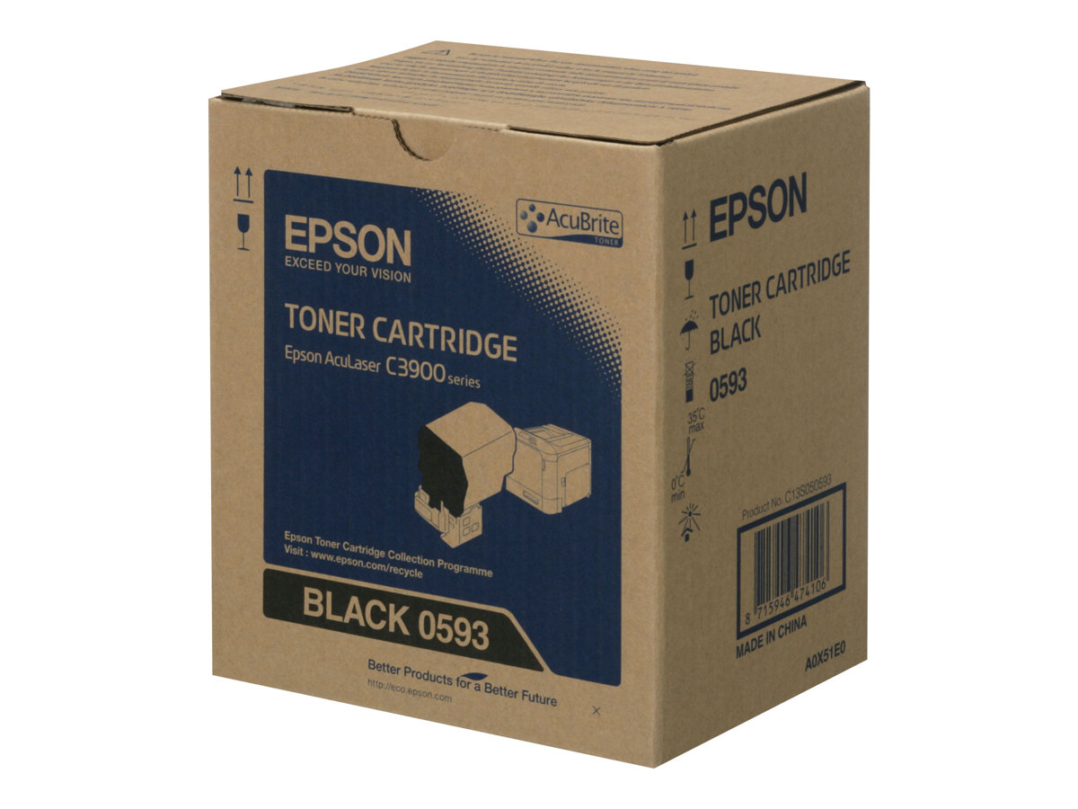 Toner Epson C3900 Preto Alta Capacidade Original - Imagem 1