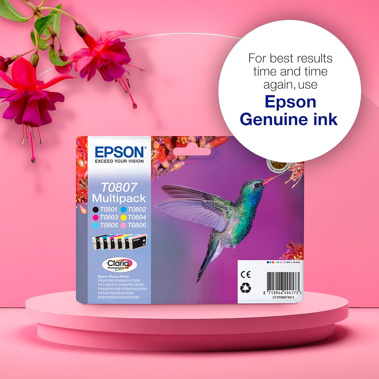 Tinteiro Epson T0804 Amarelo - Imagem 3
