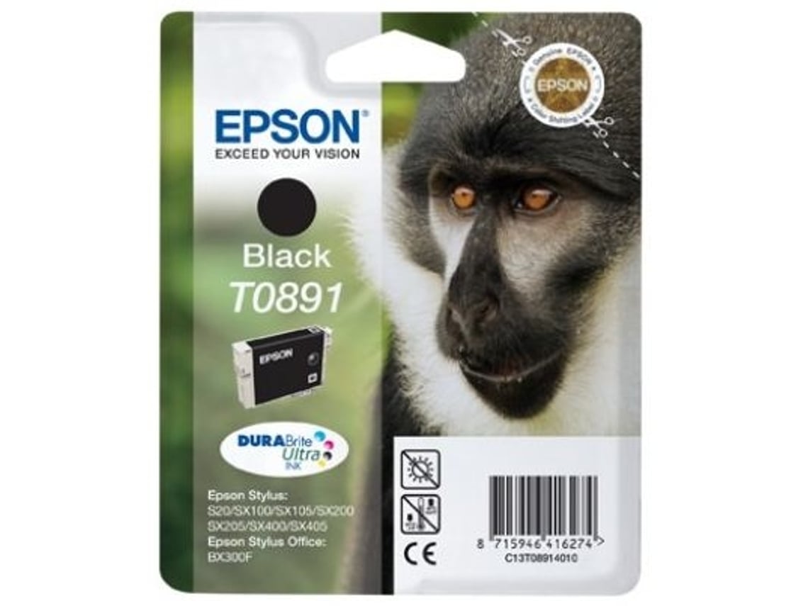 Tinteiro Epson T0891 Preto Original 5.8ml - Imagem 1