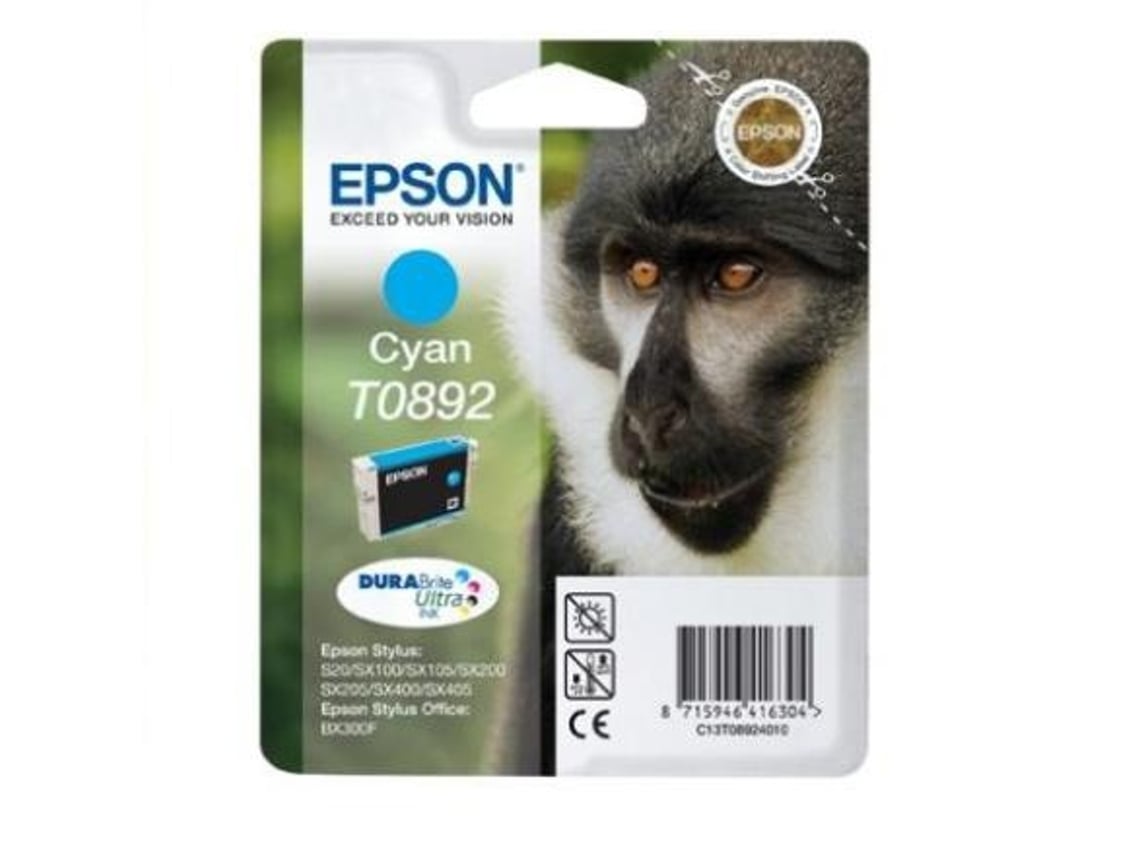 Tinteiro Epson T0892 Ciano 3,5ml - Imagem 2