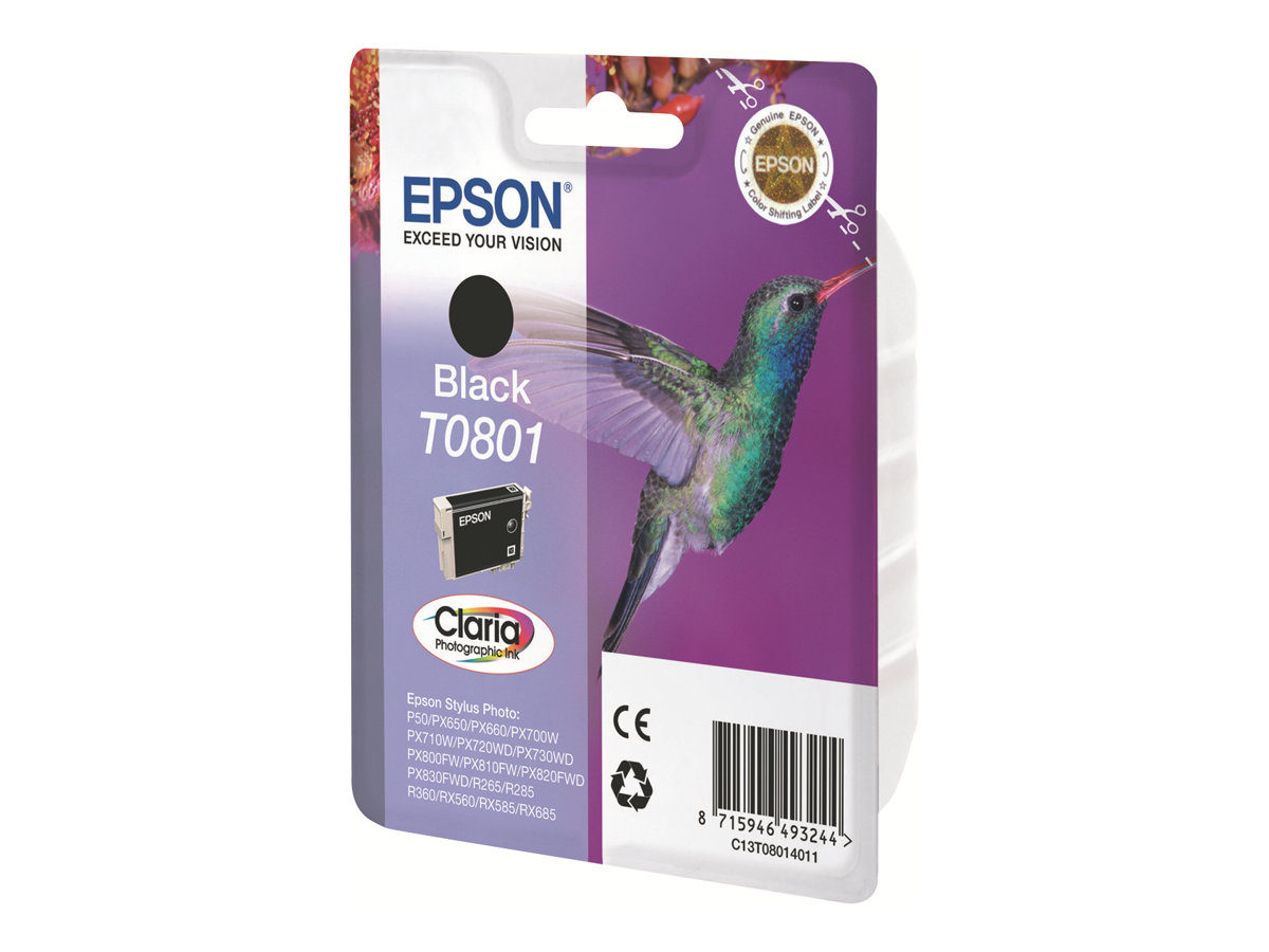 Tinteiro Epson T0801 Preto 7.4ml Original - Imagem 2