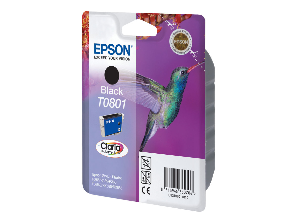 Tinteiro Epson T0801 Preto 7.4ml Original - Imagem 5