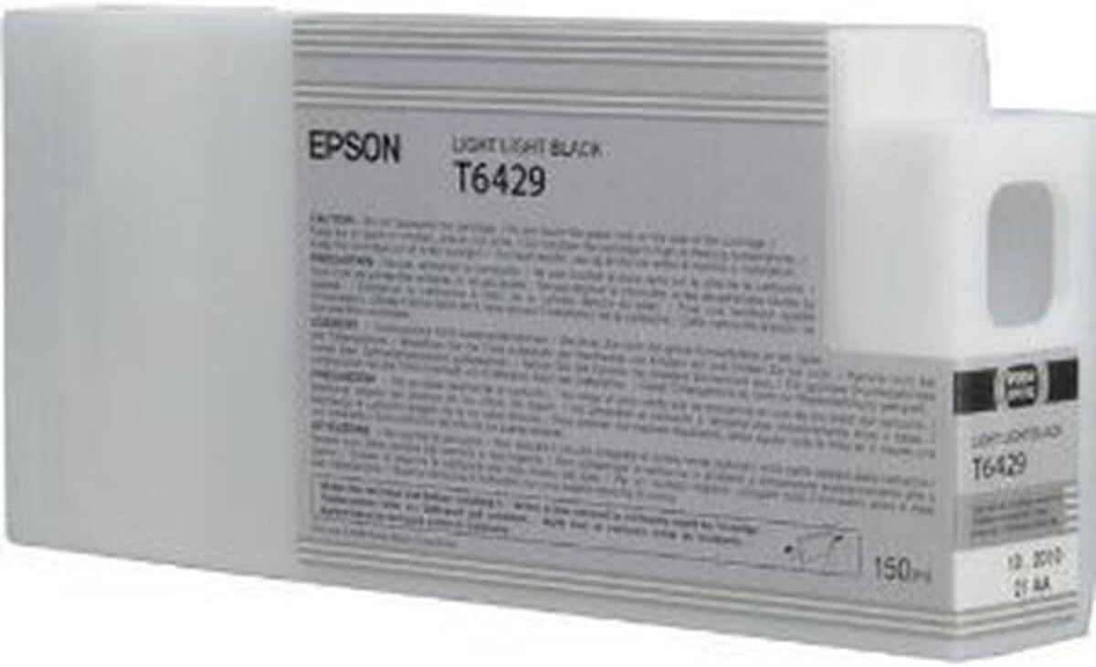 Tinteiro Epson T6429 150 ml Preto Leve Claro Original - Imagem 1