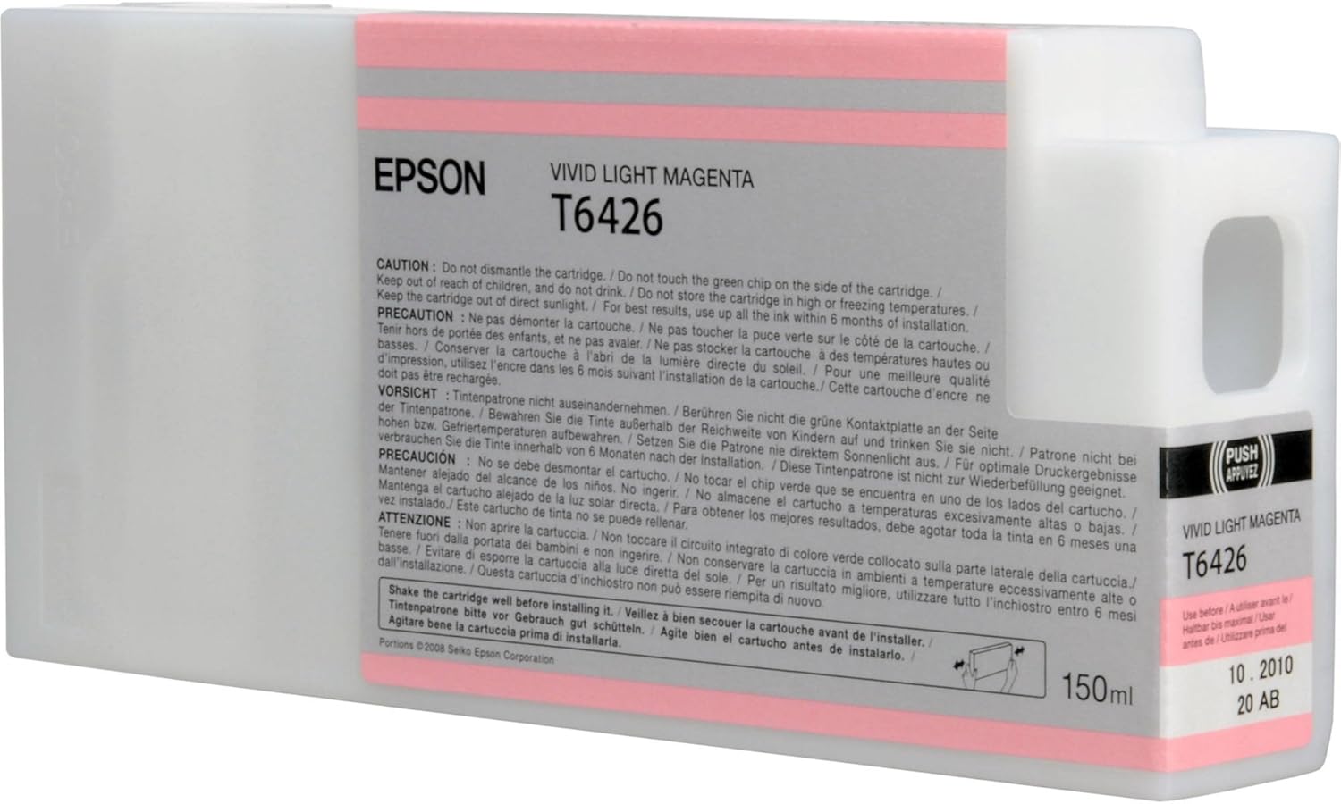 Tinteiro Epson T6426 Original 150 ml Magenta Claro Vivo - Imagem 2