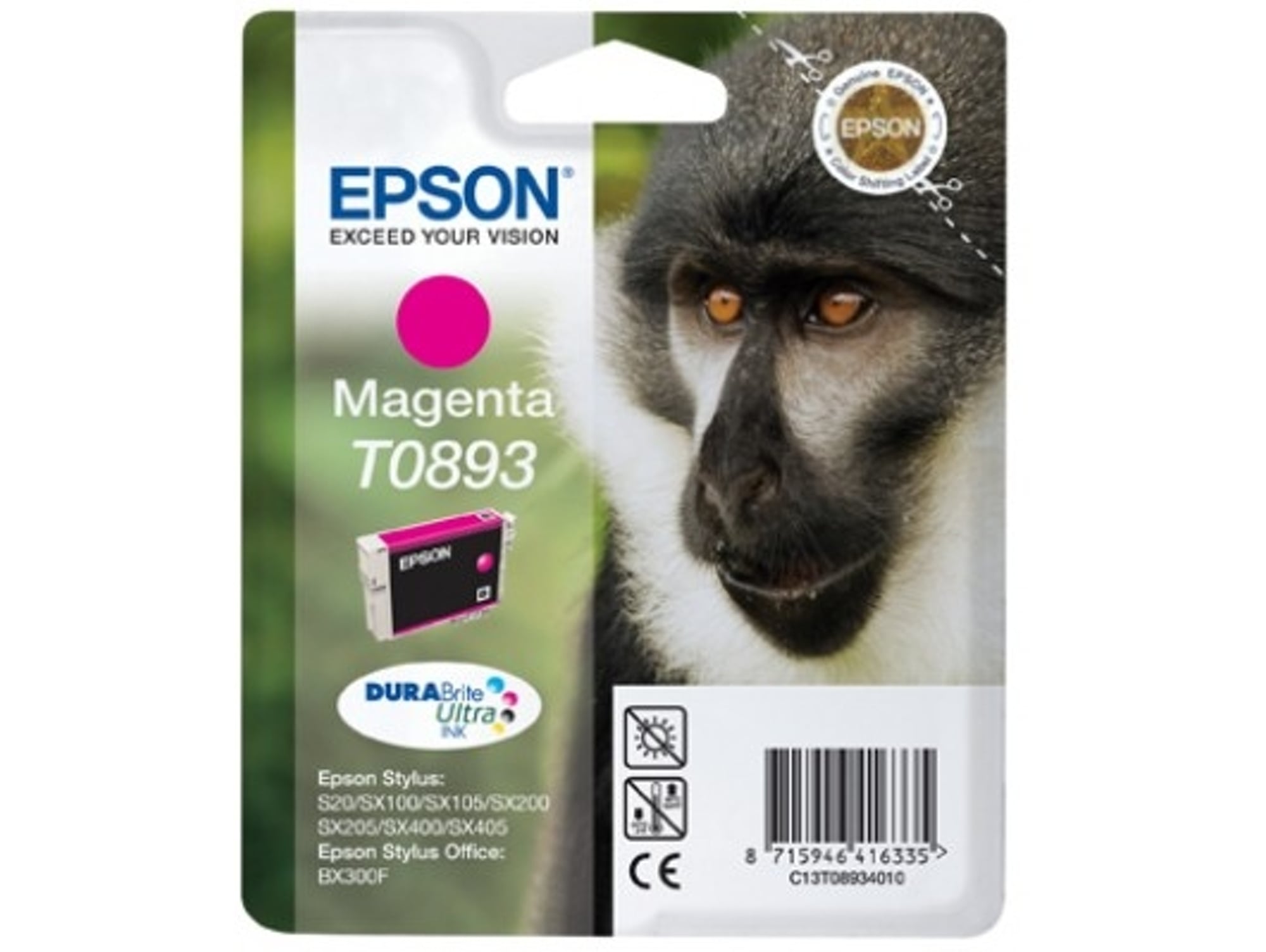 Tinteiro Epson T0893 Magenta Original - Imagem 2