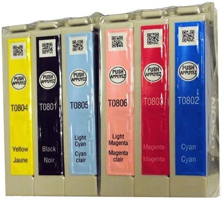 Tinteiro Multipack Epson T0807 6 Cores Original - Imagem 4